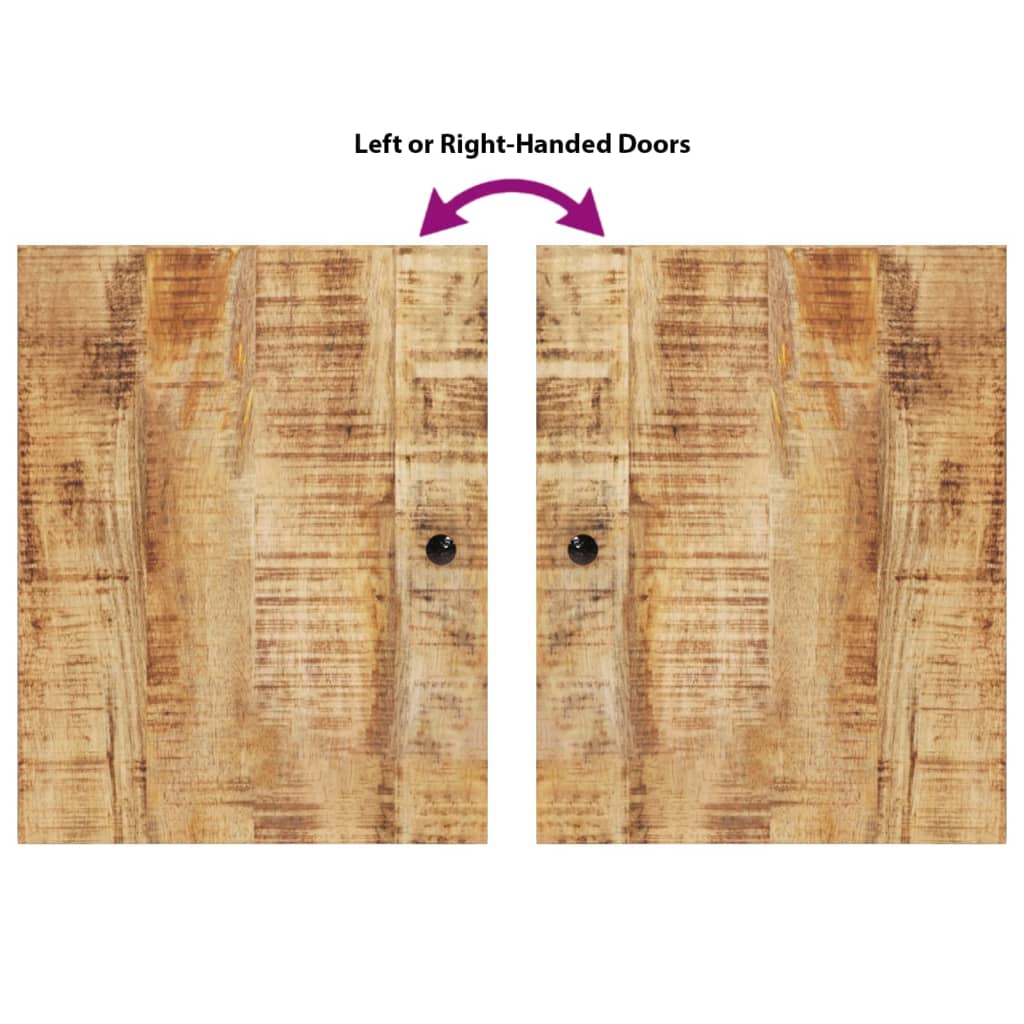 Set mobilier de baie, 4 piese, lemn masiv de mango GartenMobel Dekor