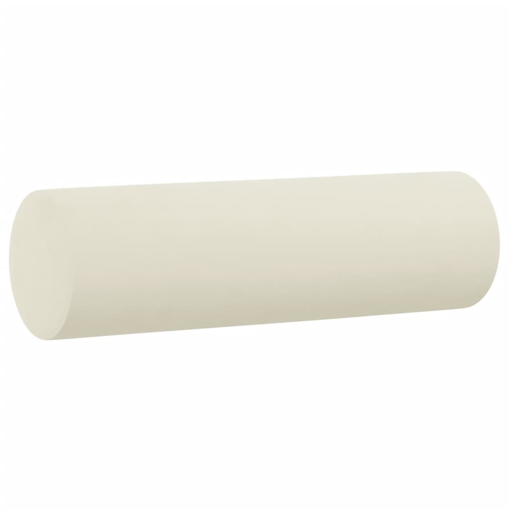 Set de canapele cu perne, 3 piese, crem, catifea GartenMobel Dekor