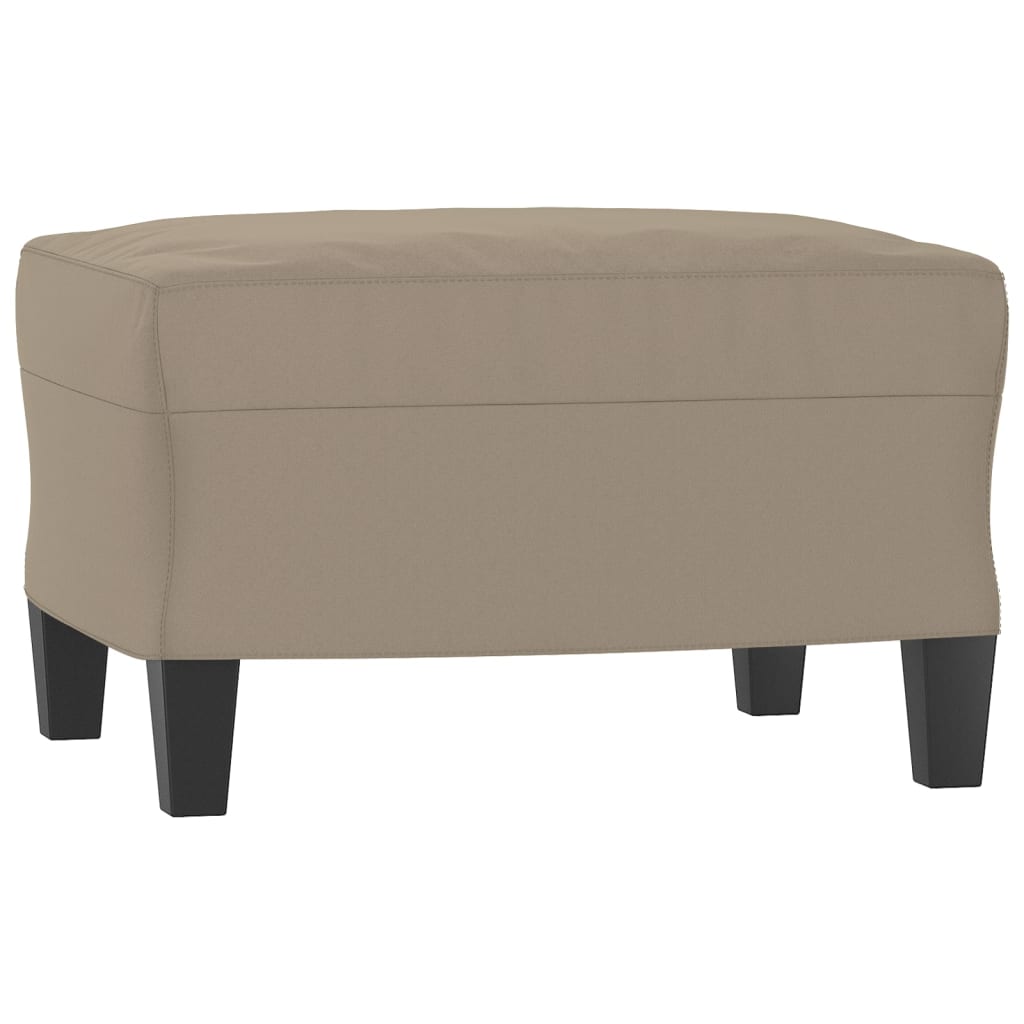 Set de canapele cu perne, 3 piese, gri taupe, microfibră GartenMobel Dekor