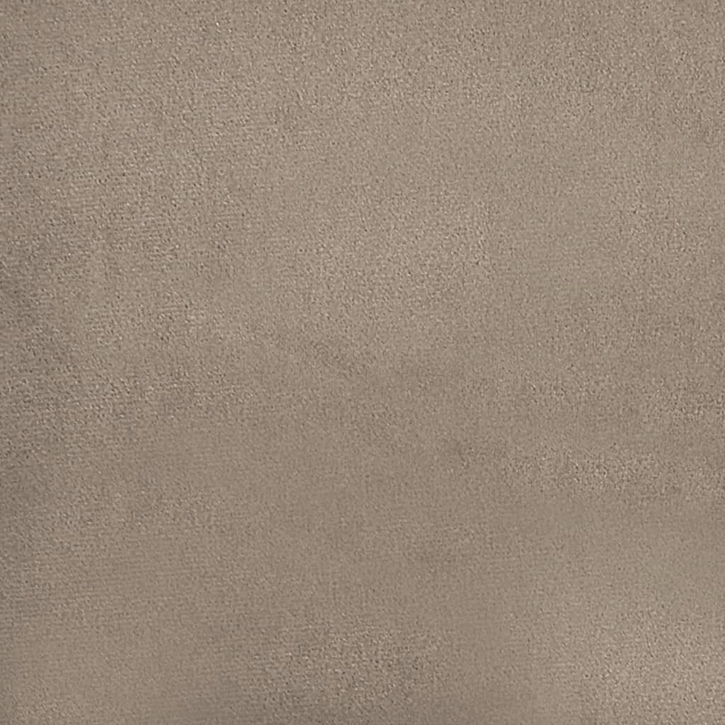 Set de canapele cu perne, 3 piese, gri taupe, microfibră GartenMobel Dekor