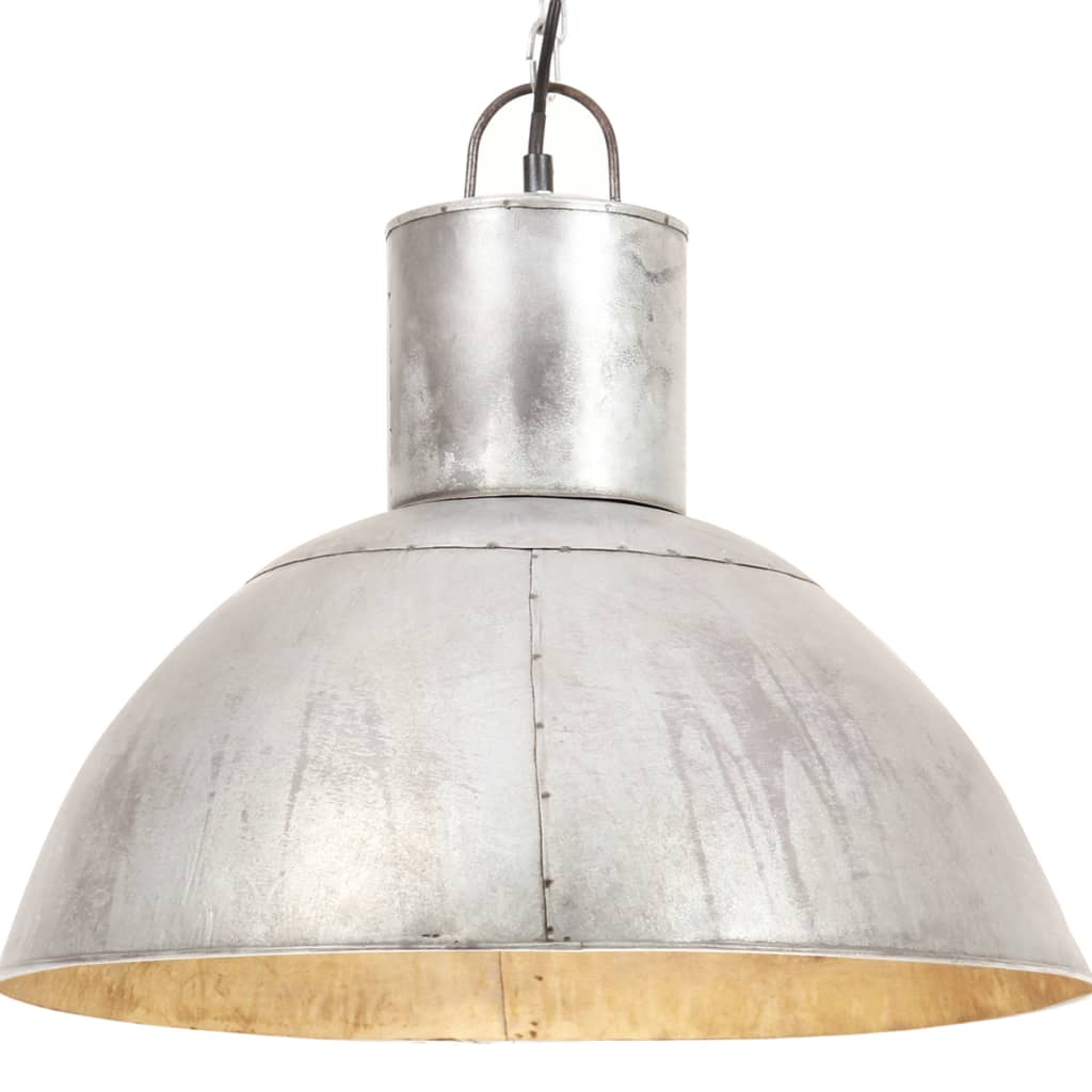 Lampă suspendată, 25 W, argintiu, rotund, 48 cm, E27 GartenMobel Dekor