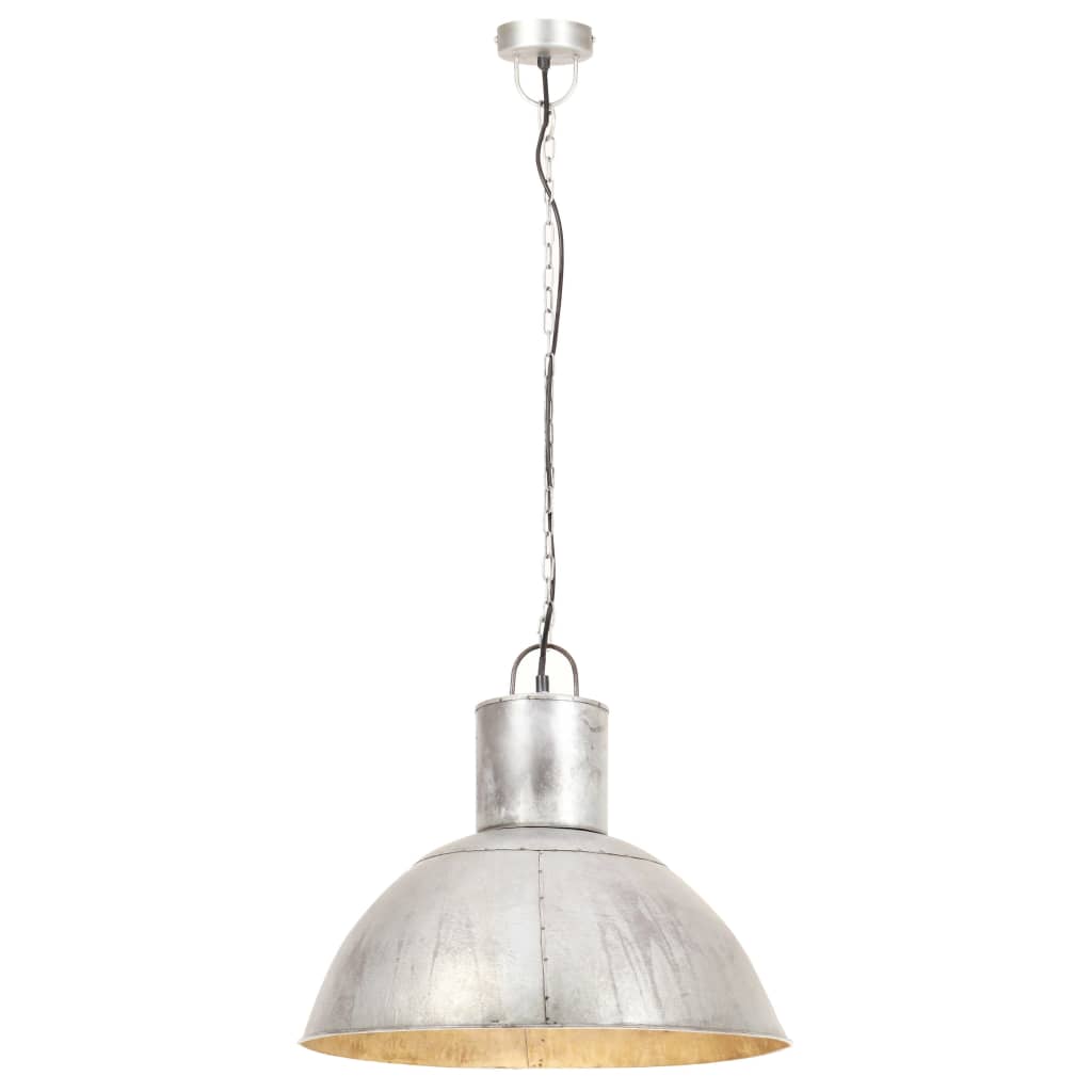 Lampă suspendată, 25 W, argintiu, rotund, 48 cm, E27 GartenMobel Dekor