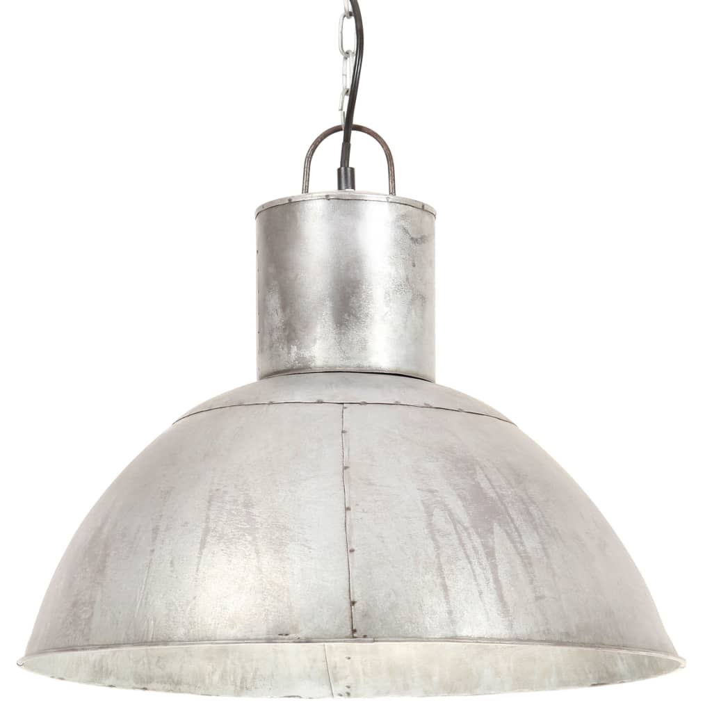 Lampă suspendată, 25 W, argintiu, rotund, 48 cm, E27 GartenMobel Dekor