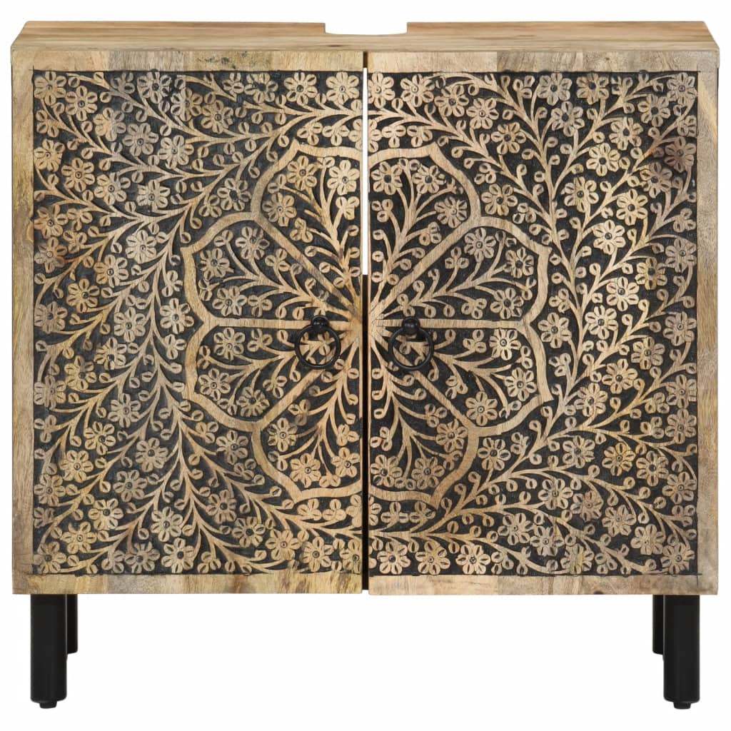 Set mobilier de baie, 2 piese, lemn masiv de mango GartenMobel Dekor