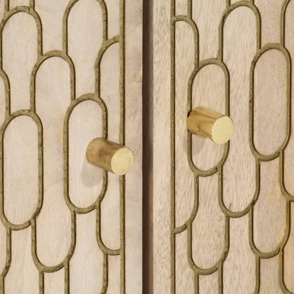 Set mobilier de baie, 2 piese, lemn masiv de mango GartenMobel Dekor