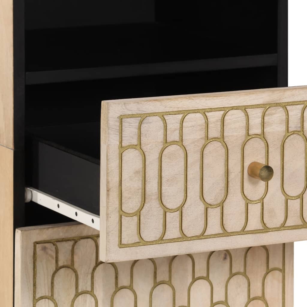 Set mobilier de baie, 3 piese, lemn masiv de mango GartenMobel Dekor