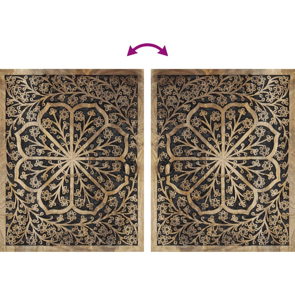 Set mobilier de baie, 4 piese, lemn masiv de mango GartenMobel Dekor