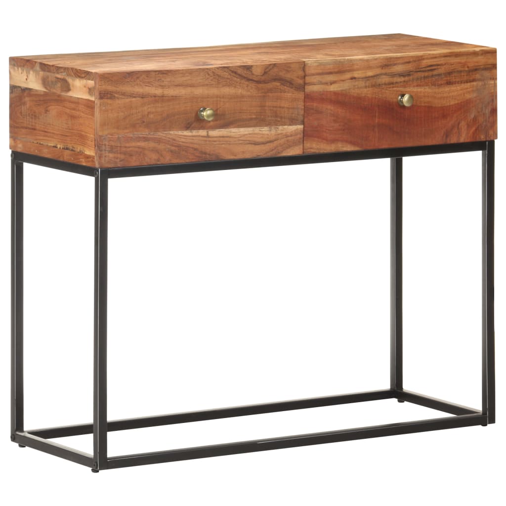 Masă consolă, 90 x 35 x 75 cm, lemn masiv de acacia  GartenMobel Dekor