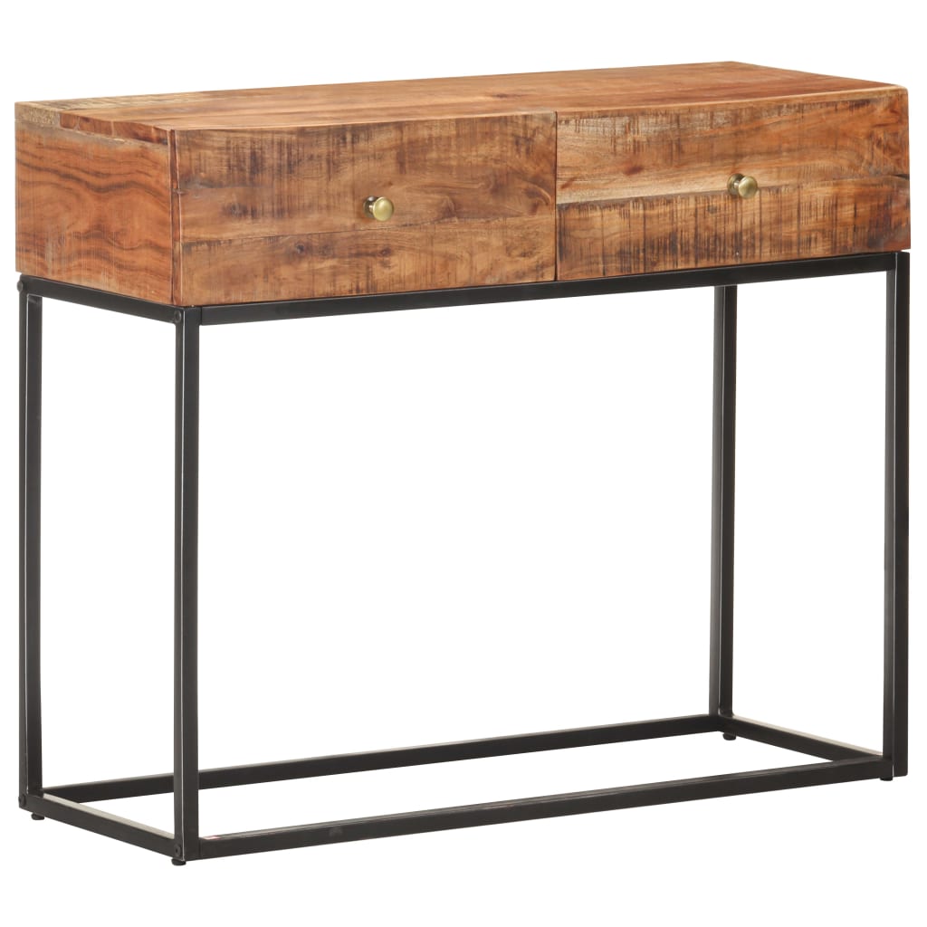 Masă consolă, 90 x 35 x 75 cm, lemn masiv de acacia  GartenMobel Dekor