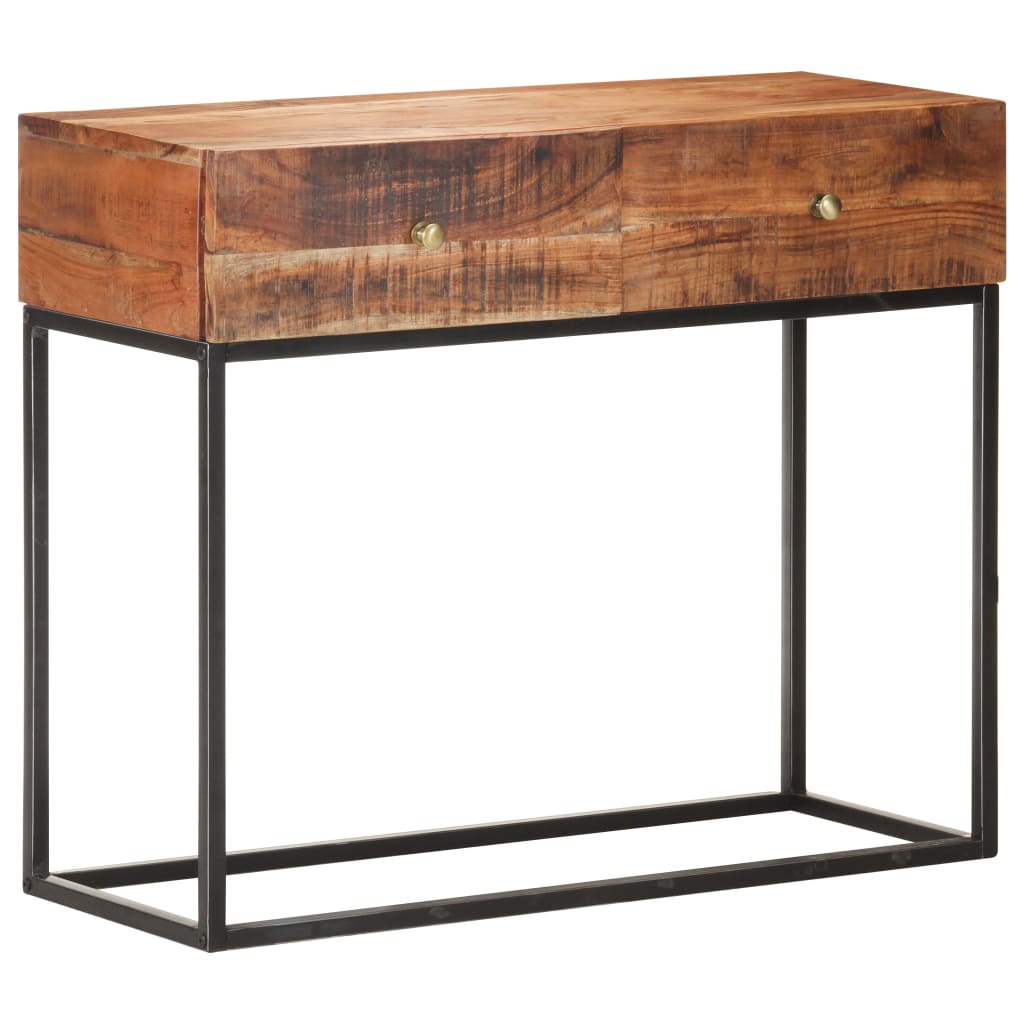 Masă consolă, 90 x 35 x 75 cm, lemn masiv de acacia  GartenMobel Dekor