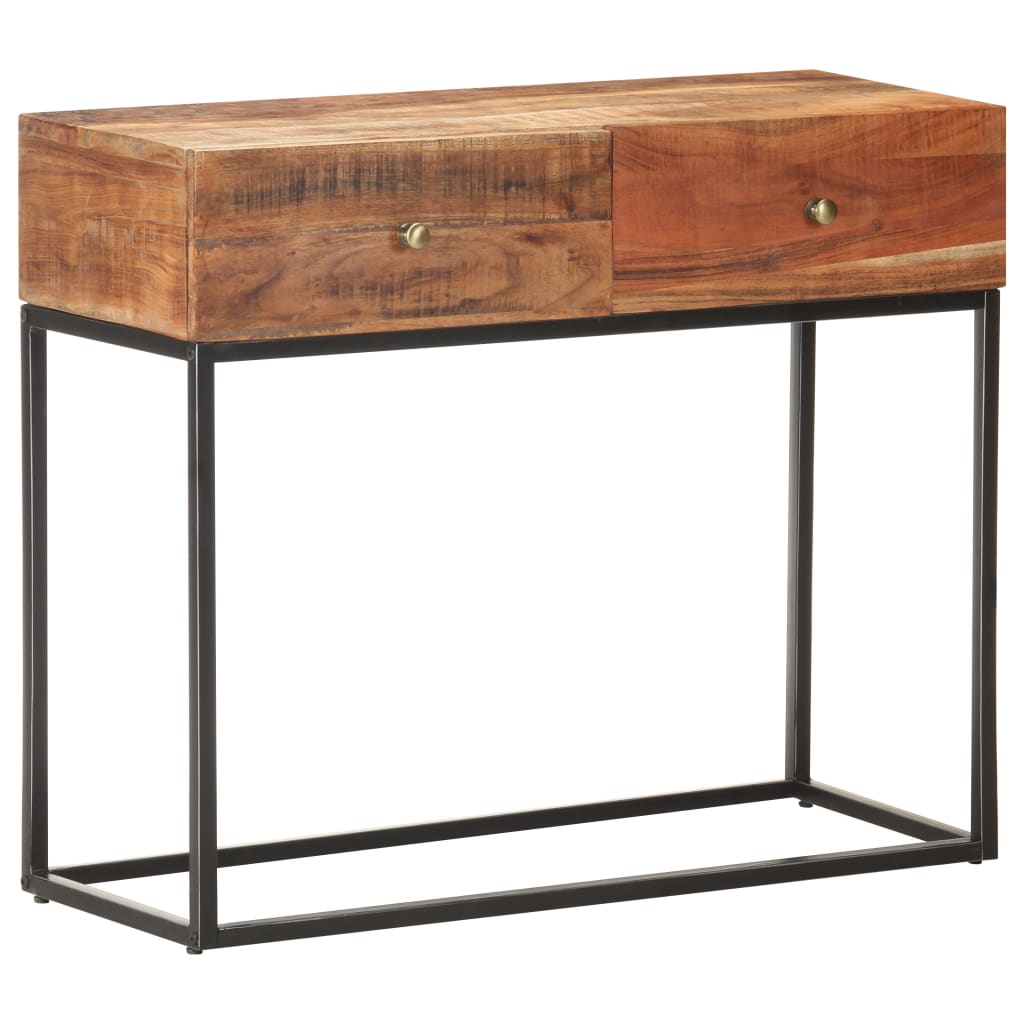 Masă consolă, 90 x 35 x 75 cm, lemn masiv de acacia  GartenMobel Dekor