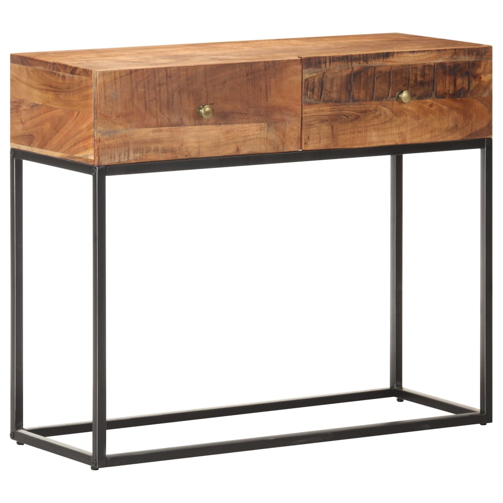 Masă consolă, 90 x 35 x 75 cm, lemn masiv de acacia  GartenMobel Dekor