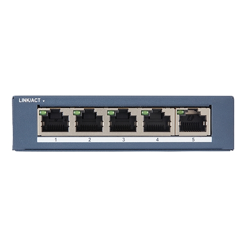Switch 5 porturi Gigabit  - HIKVISION DS-3E0505-E SafetyGuard Surveillance
