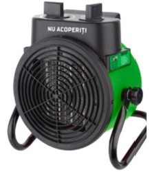 Aeroterma electrica Micul Fermier, carcasa plastic, element de incalzire ceramic, 1000/2000W FarmGarden AgroTrade