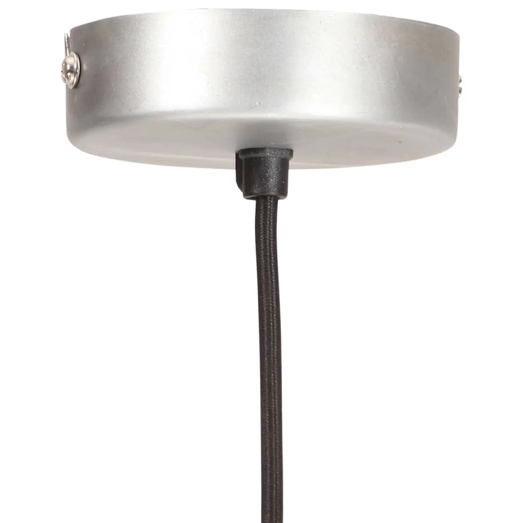 Lampă suspendată industrială, 25 W, argintiu, rotund, 19 cm E27 GartenMobel Dekor