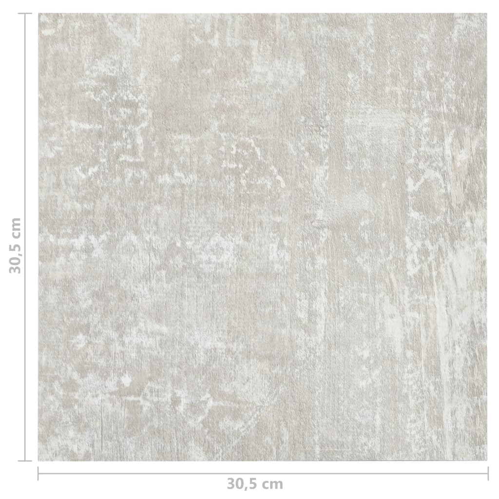 Plăci pardoseală autoadezive 55 buc. gri deschis PVC 5,11 m² GartenMobel Dekor