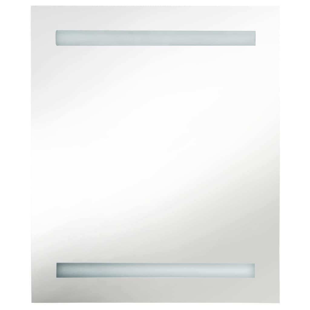 Dulap de baie cu oglindă și LED, stejar, 50x14x60 cm GartenMobel Dekor
