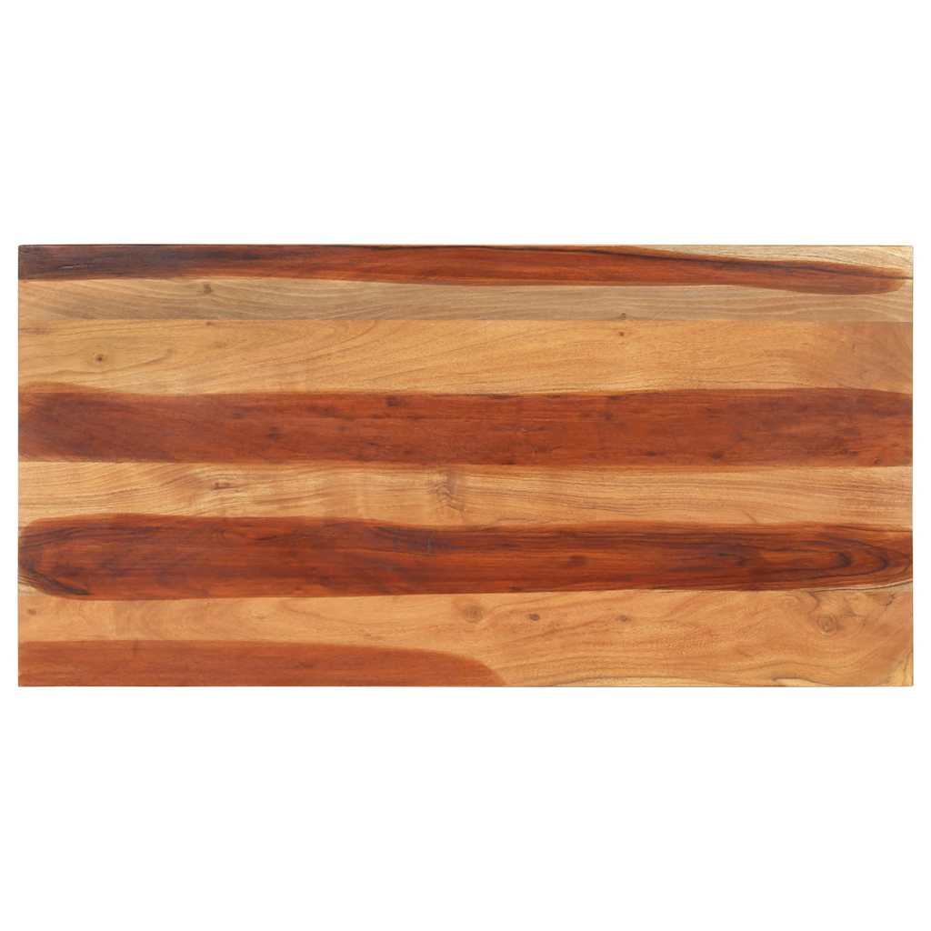 Blat de masă, 120x60x(2,5-2,7) cm, lemn masiv acacia GartenMobel Dekor