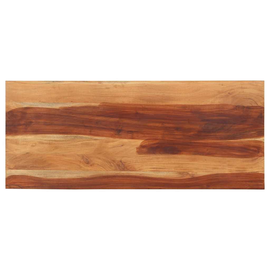 Blat de masă, 140x60x(2,5-2,7) cm, lemn masiv acacia GartenMobel Dekor