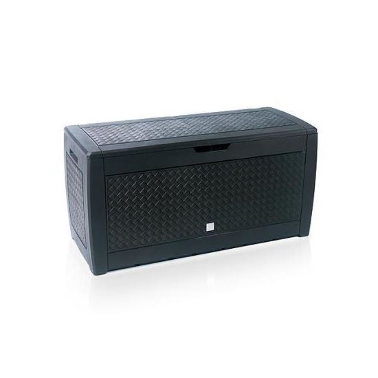 Lada depozitare de gradina, antracit, 310 L, 119x48x60 cm, Matuba GartenVIP DiyLine