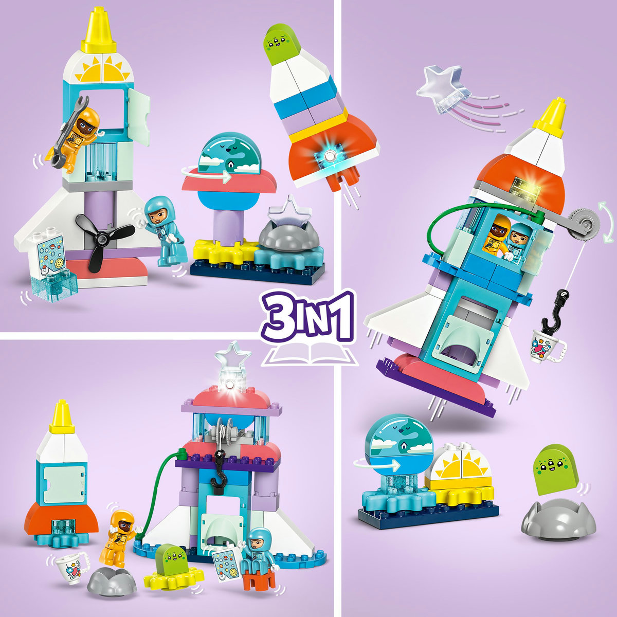 LEGO Aventura cu naveta spatiala 3in1 Quality Brand