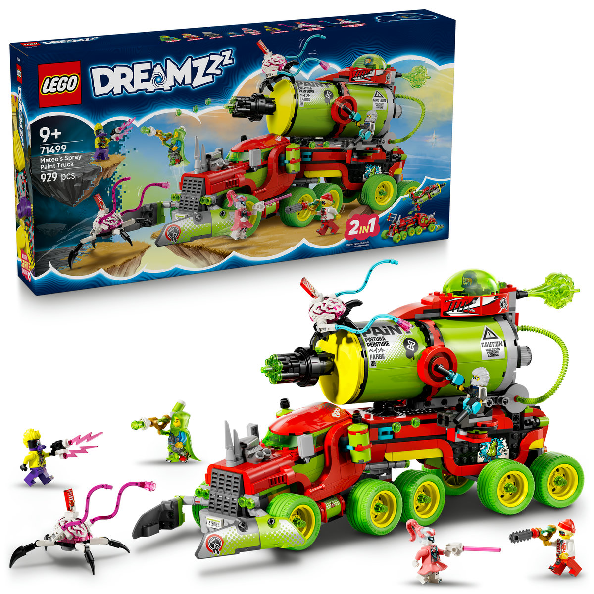 LEGO Camionul de vopsea spray al lui Mateo Quality Brand