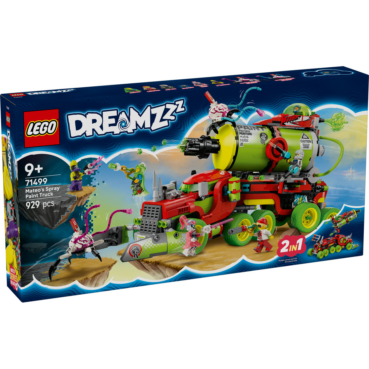 LEGO Camionul de vopsea spray al lui Mateo Quality Brand