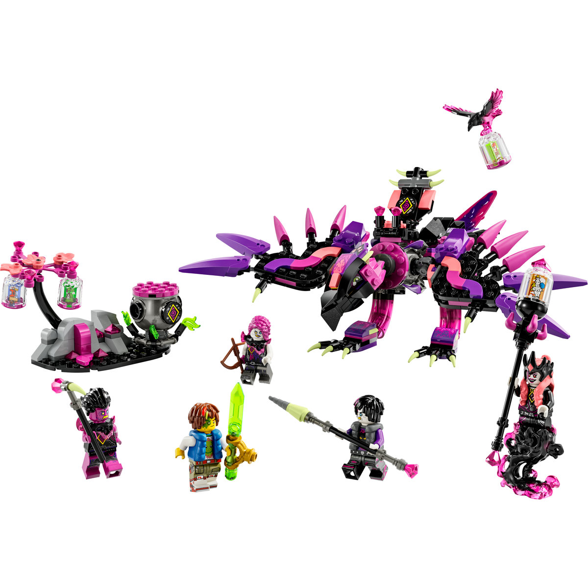 LEGO Creaturile de cosmar ale vrajitoarei din Never Quality Brand