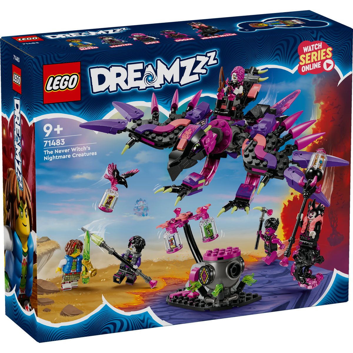 LEGO Creaturile de cosmar ale vrajitoarei din Never Quality Brand