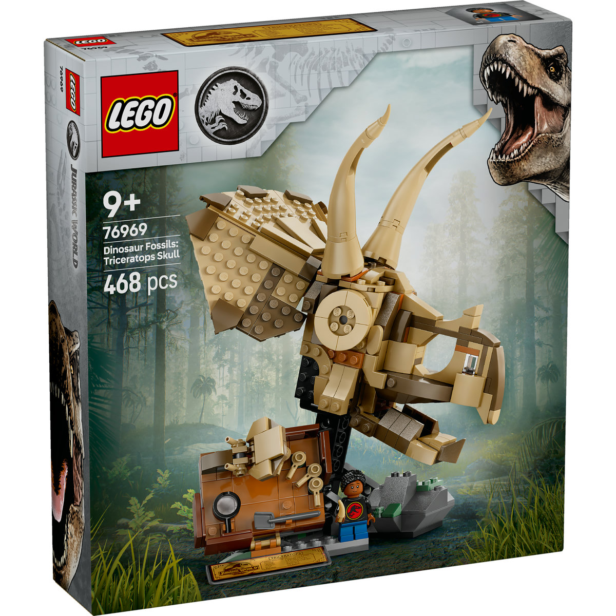 LEGO Fosile de dinozaur: craniu de Triceratops Quality Brand
