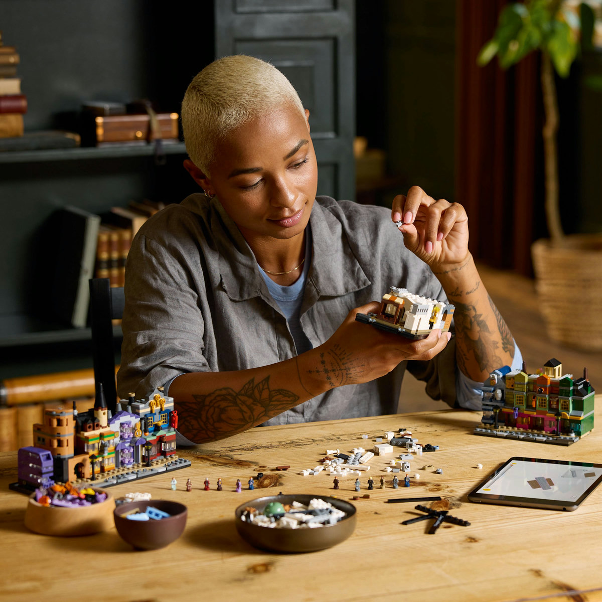 LEGO Magazine vrajitoresti pe Diagon Alley Quality Brand