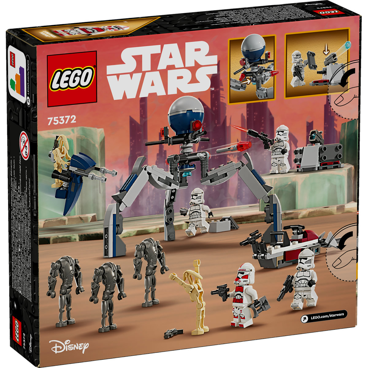 LEGO Pachet de lupta: Clone Trooper si droid de lupta Quality Brand