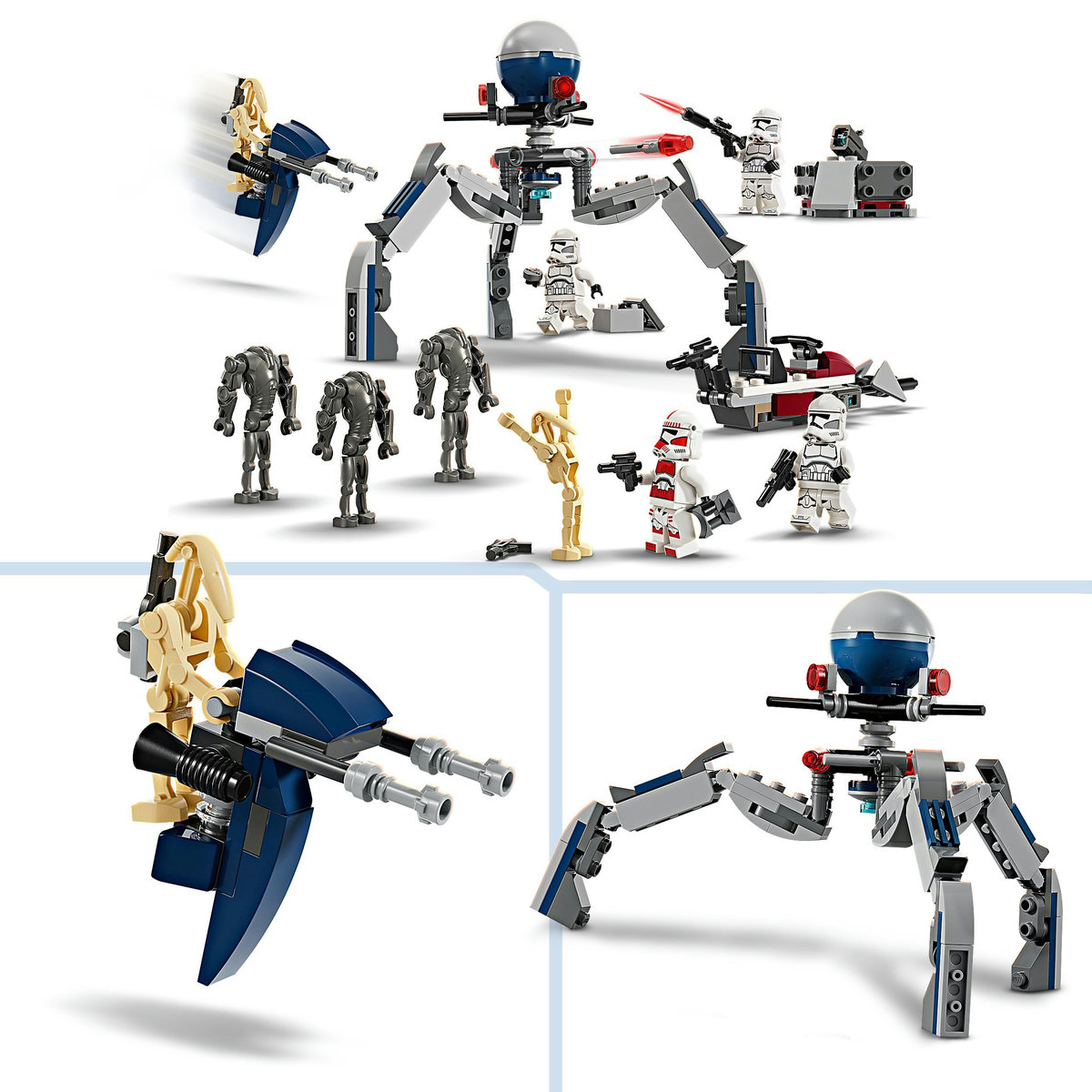 LEGO Pachet de lupta: Clone Trooper si droid de lupta Quality Brand