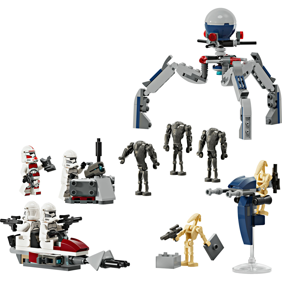LEGO Pachet de lupta: Clone Trooper si droid de lupta Quality Brand