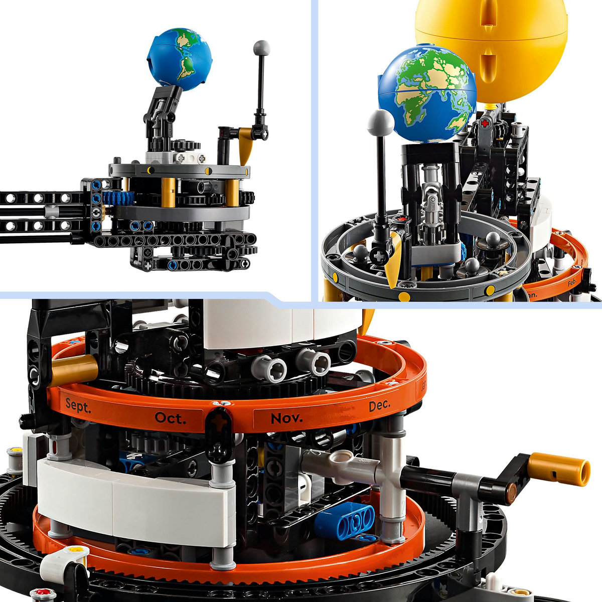 LEGO Planeta Pamant si Luna pe orbita Quality Brand