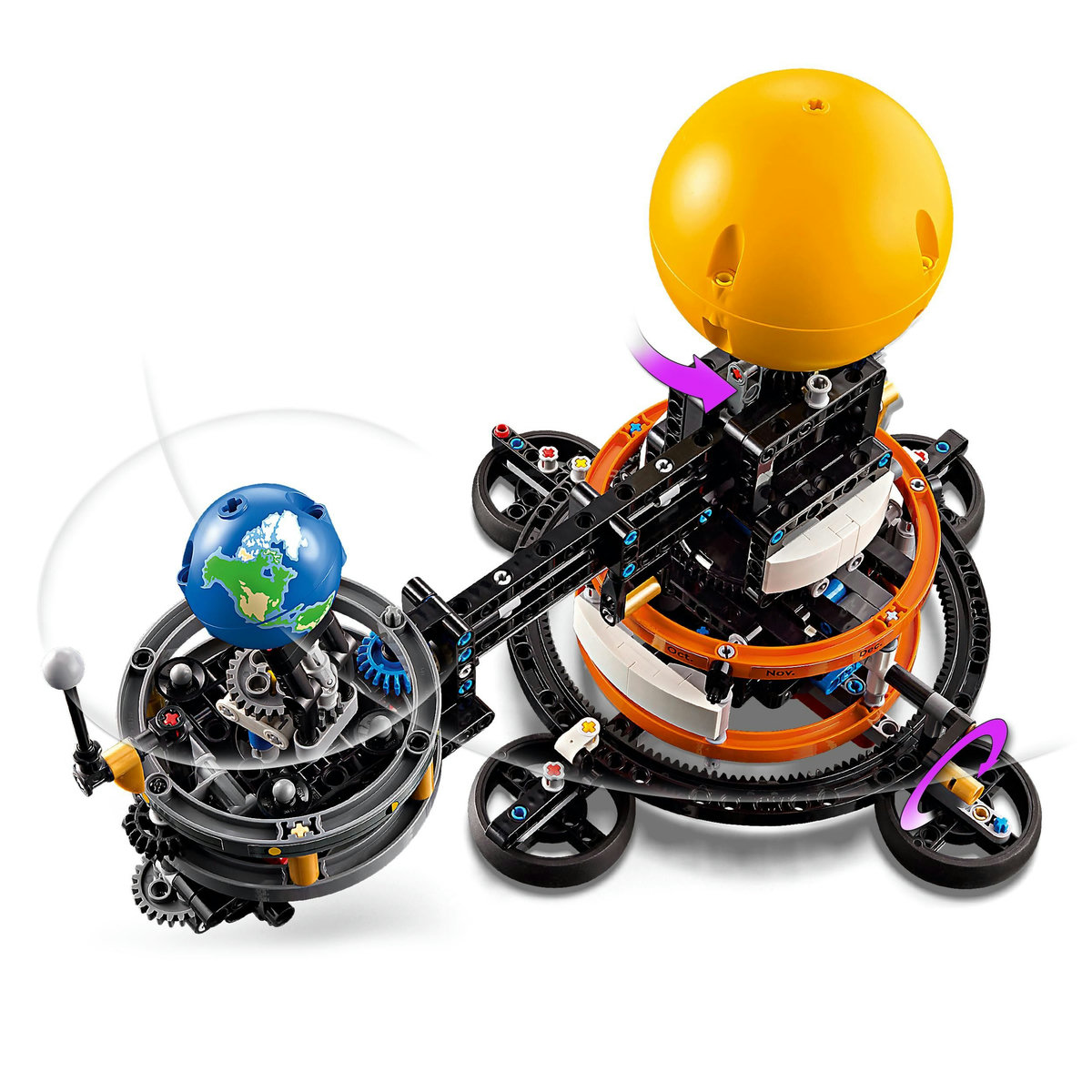 LEGO Planeta Pamant si Luna pe orbita Quality Brand