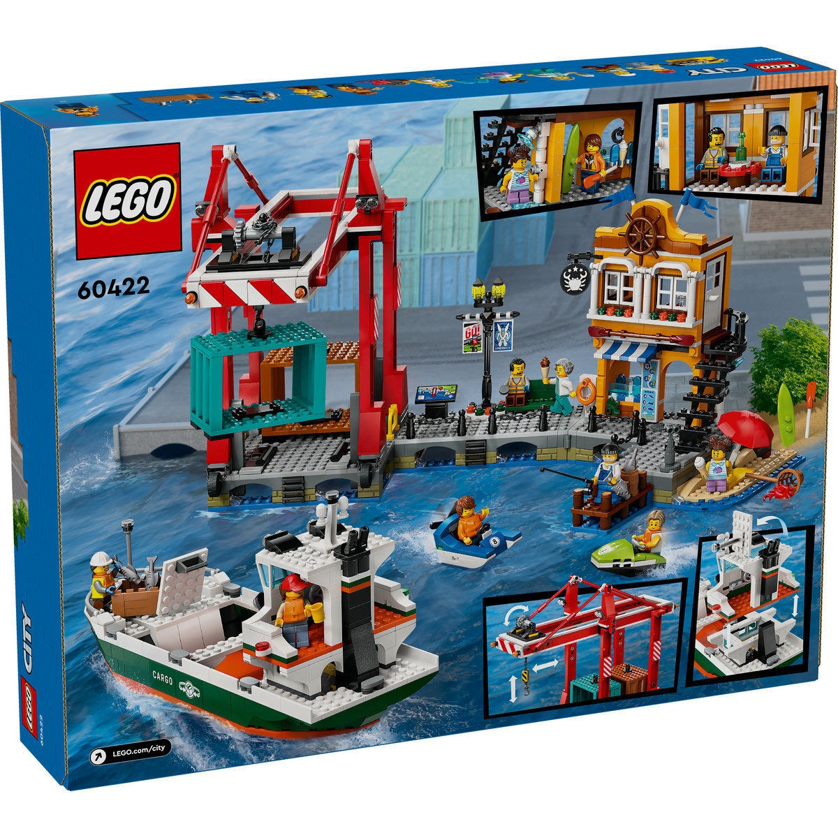 LEGO Port si nava de transport marfa Quality Brand