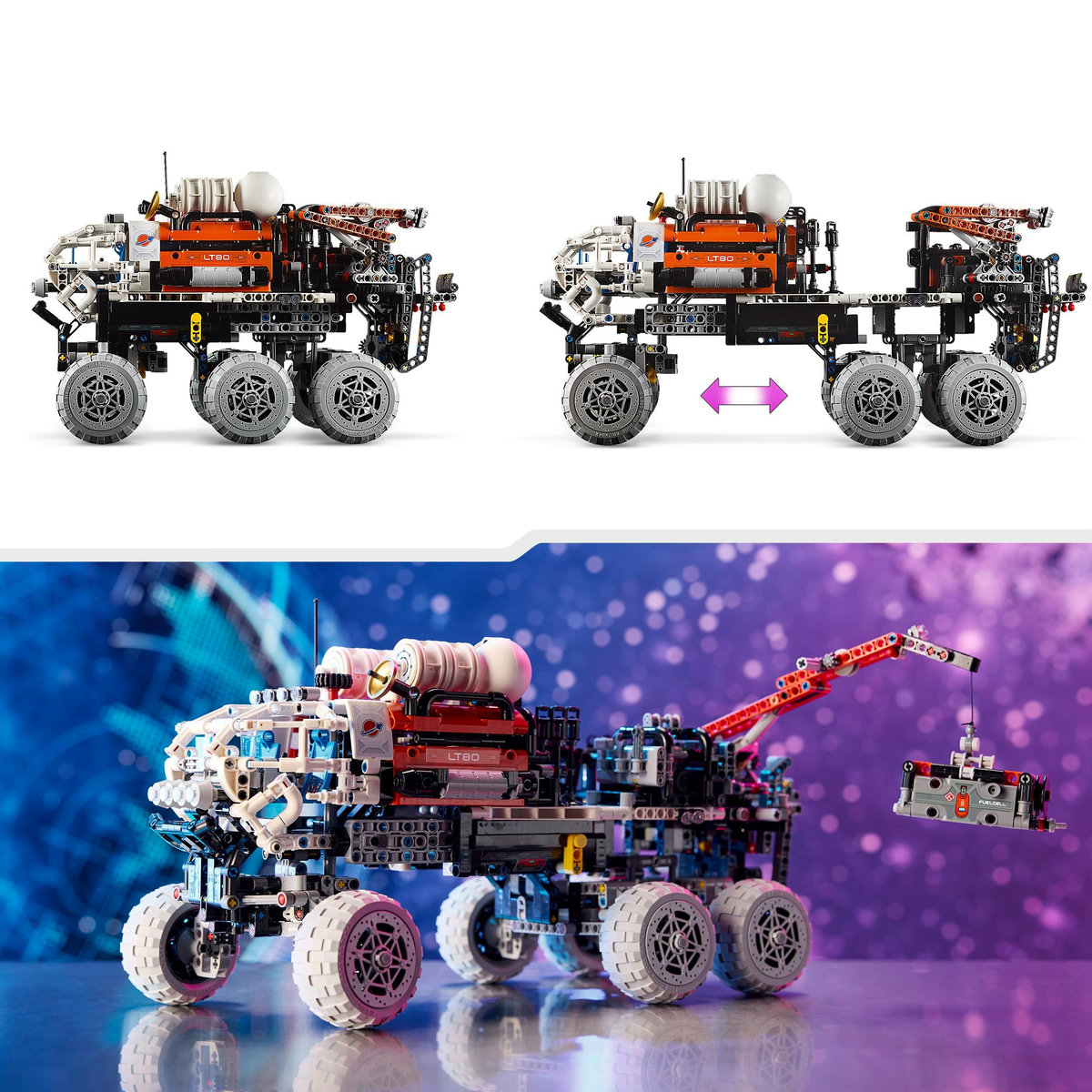 LEGO Rover de explorare pe Marte cu echipaj Quality Brand