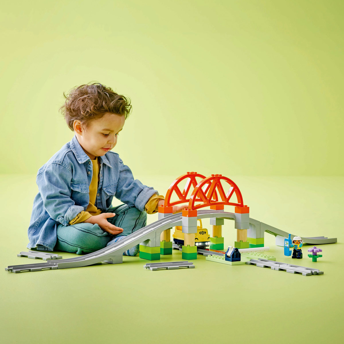LEGO Set de extindere Pod cu sine de cale ferata Quality Brand