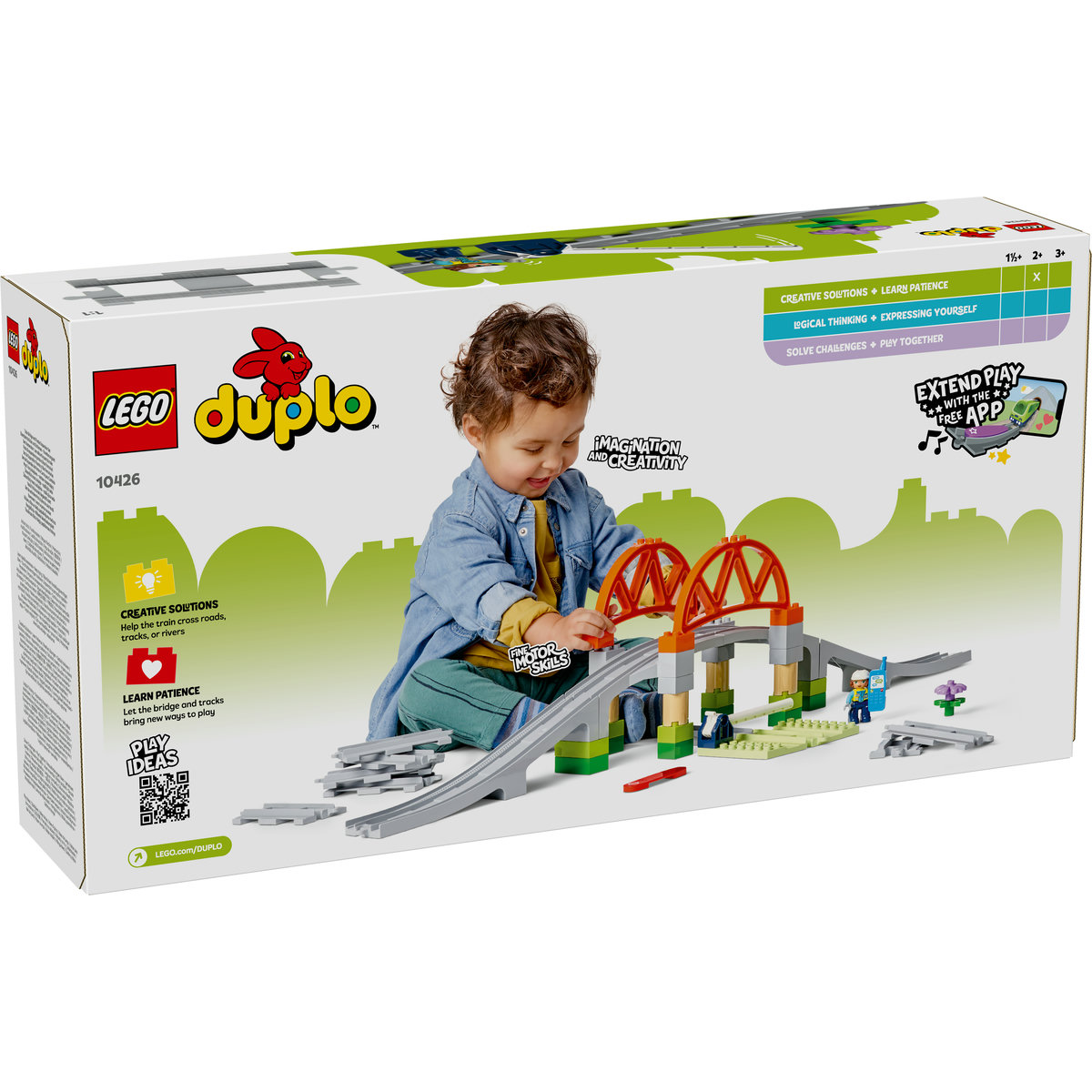 LEGO Set de extindere Pod cu sine de cale ferata Quality Brand