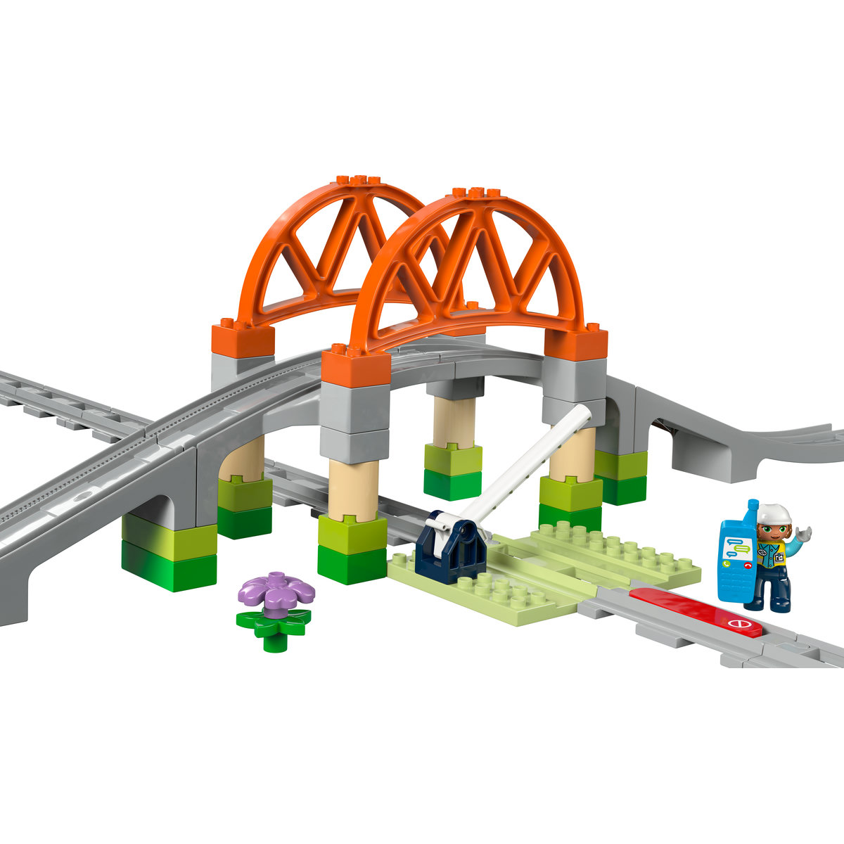 LEGO Set de extindere Pod cu sine de cale ferata Quality Brand