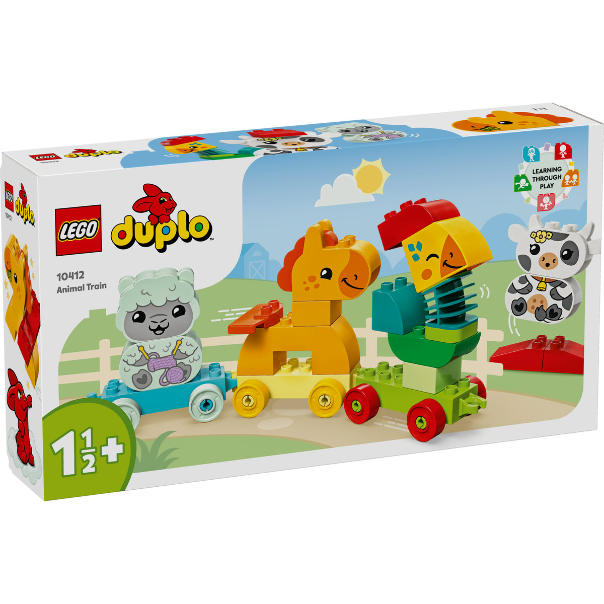 LEGO Tren cu animale Quality Brand