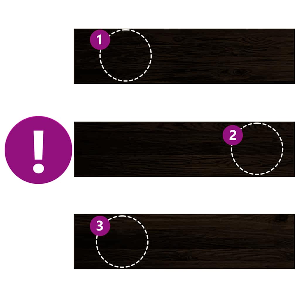 Trepte de scară 12 buc maro închis lemn masiv de stejar GartenMobel Dekor