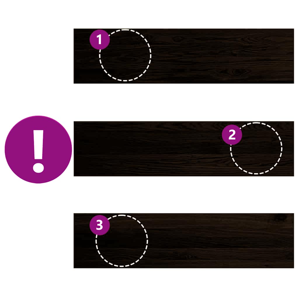 Trepte de scară 16 buc maro închis lemn masiv de stejar GartenMobel Dekor