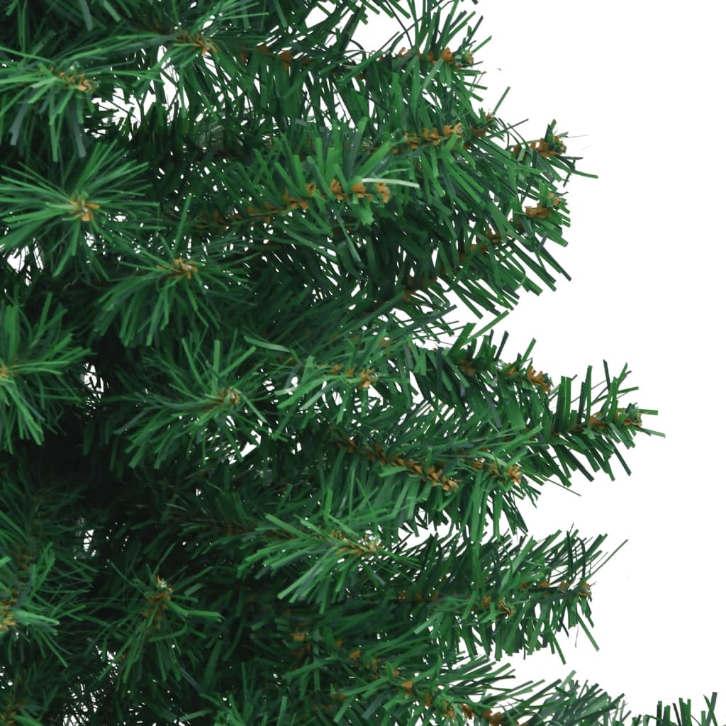 Brad de Crăciun artificial de colț, verde, 240 cm, PVC GartenMobel Dekor
