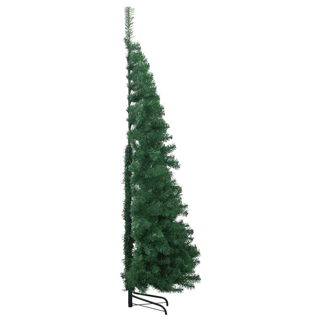 Brad de Crăciun artificial de colț, verde, 240 cm, PVC GartenMobel Dekor