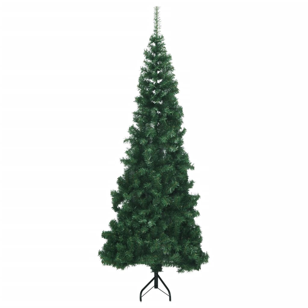 Brad de Crăciun artificial de colț, verde, 240 cm, PVC GartenMobel Dekor