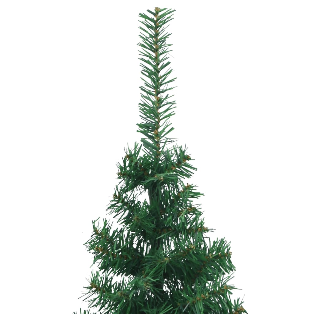 Brad de Crăciun artificial de colț, verde, 240 cm, PVC GartenMobel Dekor