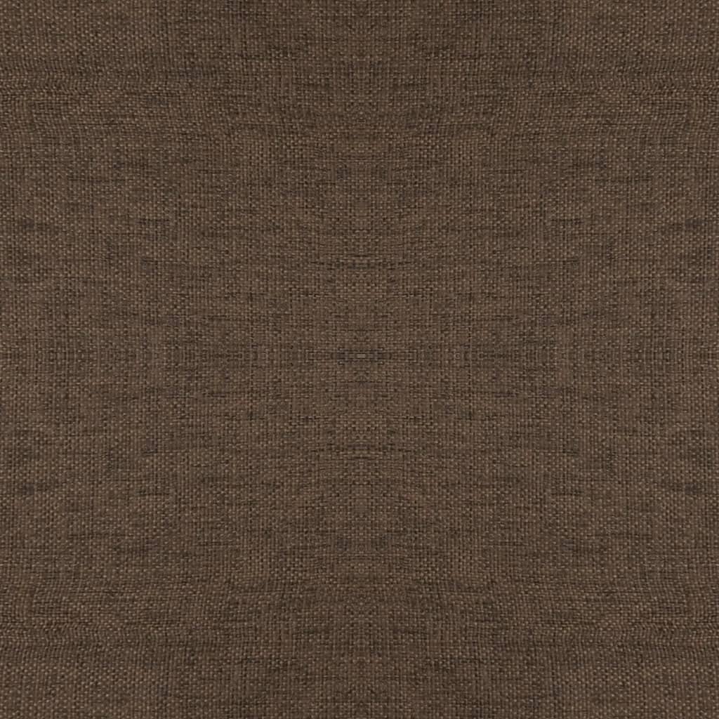 Scaun cu picioare din lemn, maro, material textil GartenMobel Dekor