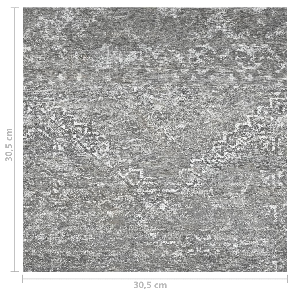 Plăci de pardoseală autoadezive 20 buc. gri beton 1,86 m² PVC GartenMobel Dekor